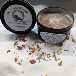 Protection Candle inscribed with Theban Sigil Spell