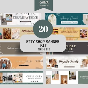 Etsy Banner Template bundle, Etsy Shop Banners, Etsy Shop Kit, Etsy Banner Mockups, Etsy Shop Pack, Etsy Shop Mockups, Etsy Shop Mockups