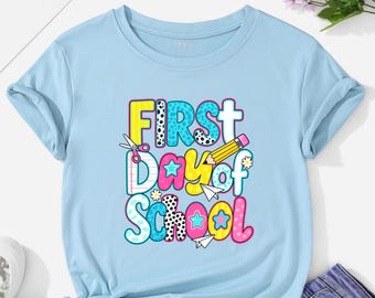 First Day of School DTF Transfer: Teacher, Bus Driver Shirt Iron On