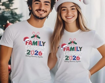 Family Christmas 2026 DTF Transfer, Matching Holiday Shirts (Ready to Press)