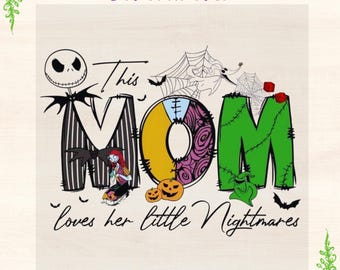 Retro Spooky Mama DTF Transfer - Ready to Press Halloween Shirt, DIY Fall Gift