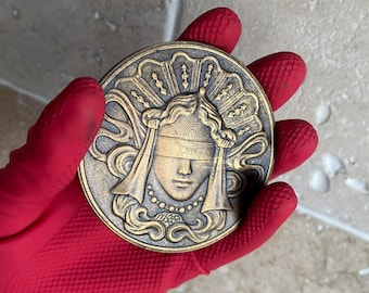 Resident Evil 9 Requiem Antique coin! 1:1 Scale