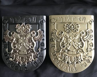 Handmade Resident Evil Spencer Mansion Emblems: Solid Resin Replica