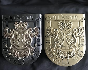 Handmade Resident Evil Spencer Mansion Emblems: Solid Resin RE Gift