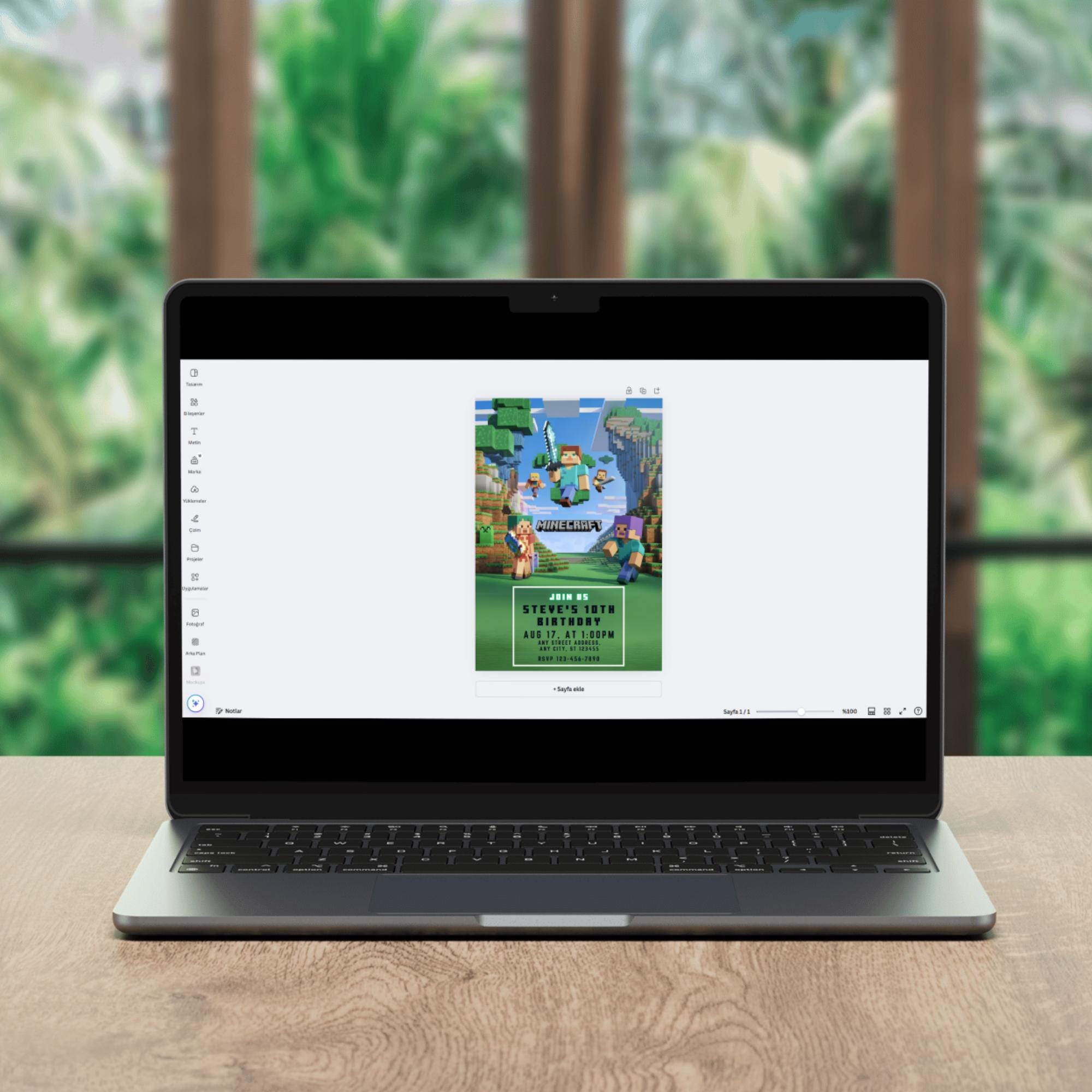 Editable Minecrafter Invite