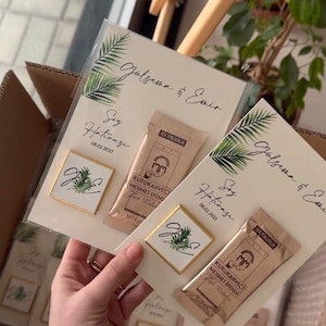 Gepersonaliseerde cadeaus voor gasten, kaart Koffie Chocoladecadeau, Gepersonaliseerde cadeaus, Turkse koffie | Mehmet Efendi | Hediyelik | Chocolade