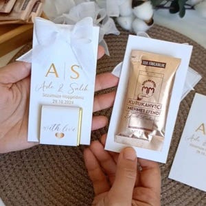 Regalos personalizados para invitados, Tarjeta de regalo de café y chocolate, Regalos personalizados, Café turco / Mehmet Efendi / Hediyelik / Chocolate