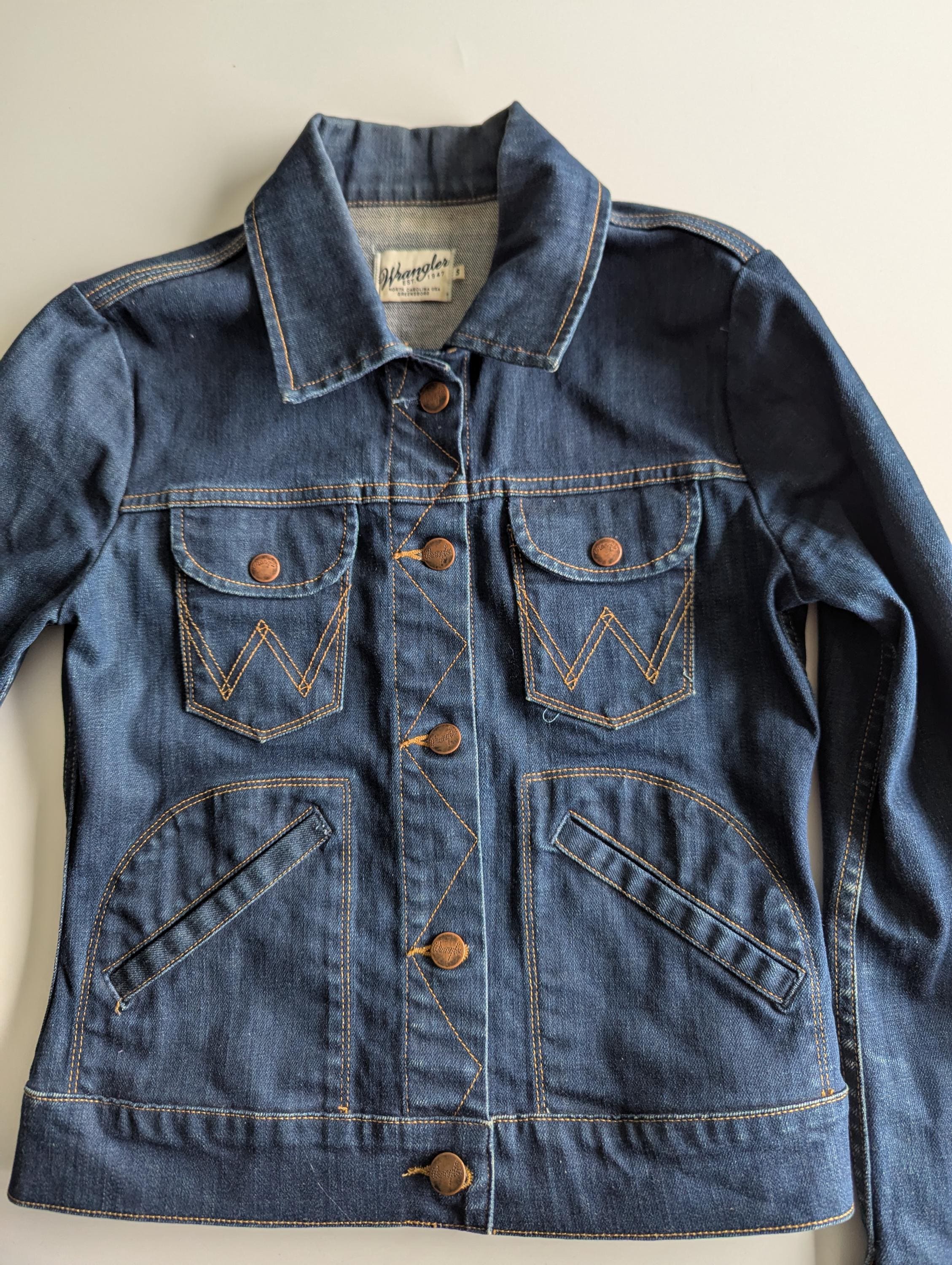 Veste en jean des années 50 France