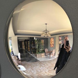 Ephesus curved design painted glass wall painting