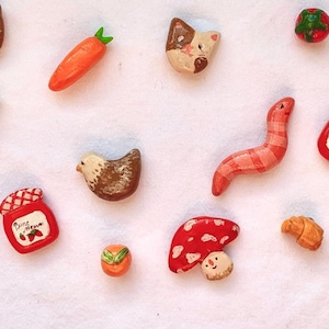 Cute Polymer Clay Fridge Magnets