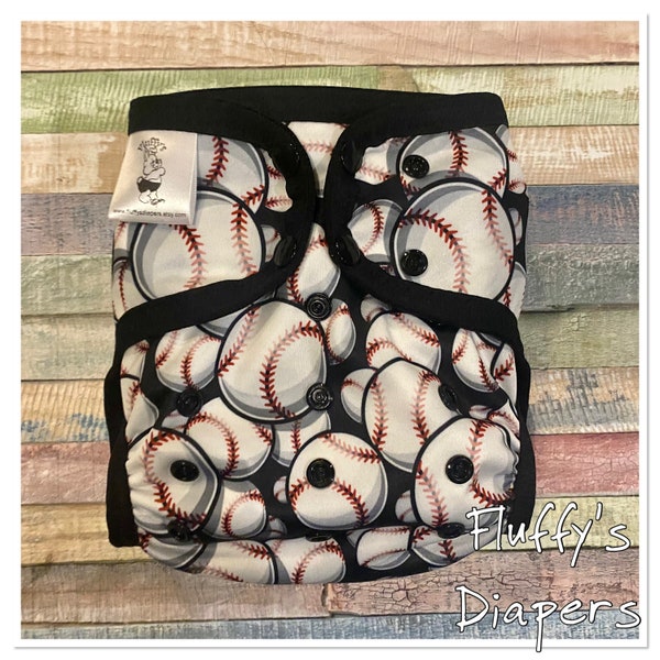 Baseball Diaper Cover Etsy