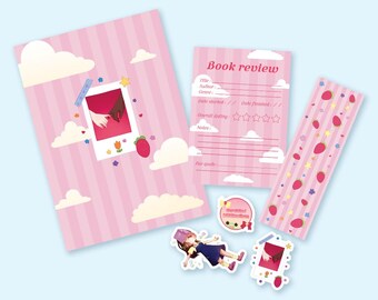 Romance Reader Stationery Set