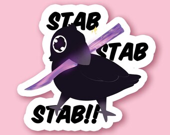 The Crow Stab - Animal Stickers