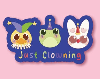 Just clowning - Animal Stickers