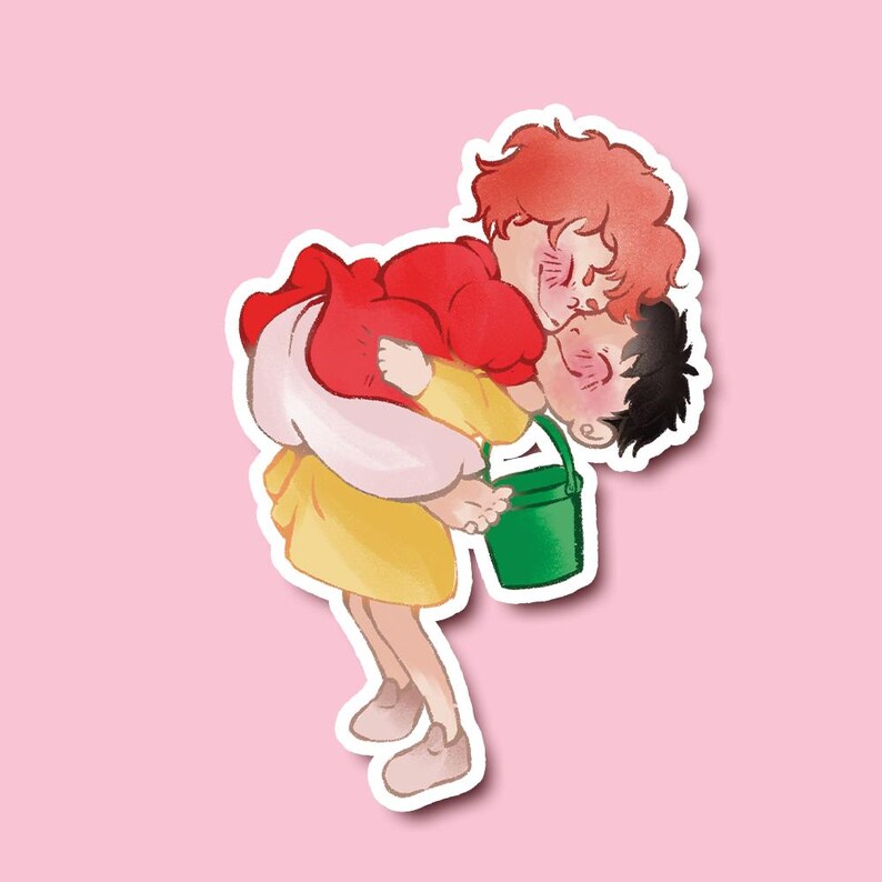 Pegatinas de Ponyo en el acantilado - Studio Ghibli imagen 2