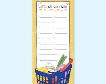 Shopping list notepad - Kameko's Grocery Kitchen Collection
