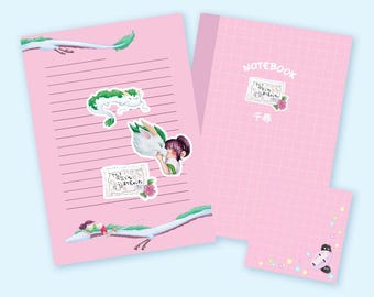 Spirited Away Stationery Set - Studio Ghibli