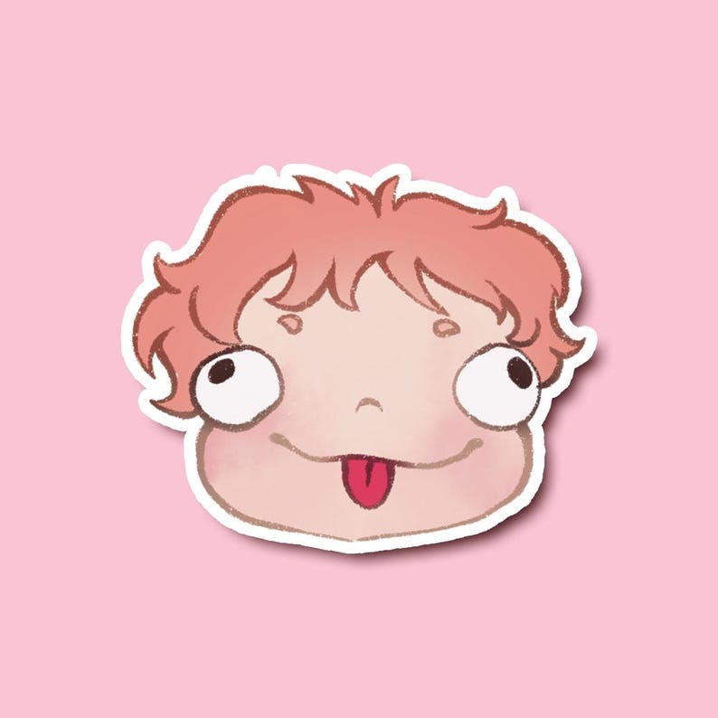 Pegatinas de Ponyo en el acantilado - Studio Ghibli imagen 4