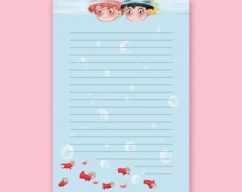Cuaderno de Ponyo en el acantilado - Studio Ghibli