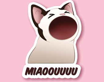 Meow - Animal Stickers