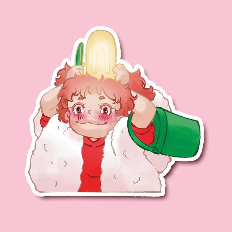 Pegatinas de Ponyo en el acantilado - Studio Ghibli imagen 3