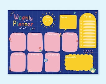 Weekly Planner - Kameko's Grocery Kitchen Collection