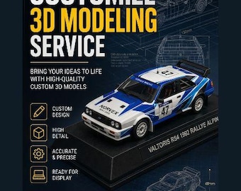 Custom 3D Car Modeling & Rendering, Precision 3D Sculpting for STL Printing, Vehicle Design, Game-Ready Assets, High-Detail STL