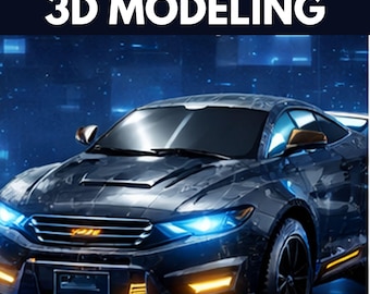 Custom 3D Modeling Service, Car Vehicle Product and Character Design, STL OBJ FBX Files, 3D Print Ready Render Sculpt
