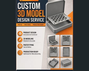 CUSTOM 3D Design Model , Print Ready STL File, 3D Designing, 3D Rendering, 3D Modeler & 3D Modeling Service, CAD, 3mf, stl, obj, 3D File
