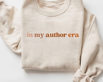 Sudadera "En mi época de autor": regalo para escritor