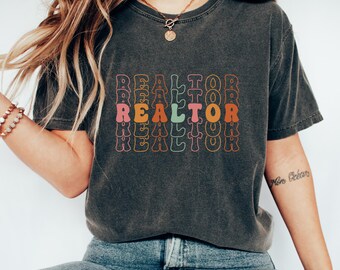 Funny Realtor T-Shirt: Retro Real Estate Agent Gift