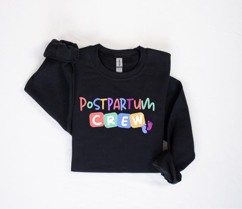 Postpartum Nurse Crew Sweatshirt, Postpartum Crew Sweatshirt, Postpartum Nurse Gift for Mother Baby Nurse, Mother Baby Gift, Baby Nurse Gift