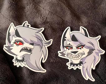 HelluvaBoss BITE ME Loona Diecut Stickers