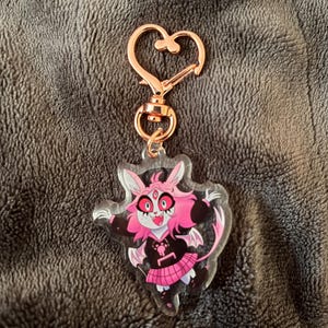 Emberlynn Pinkle Acrylic Keychain Charm