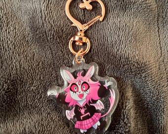 Emberlynn Pinkle Acrylic Keychain Charm