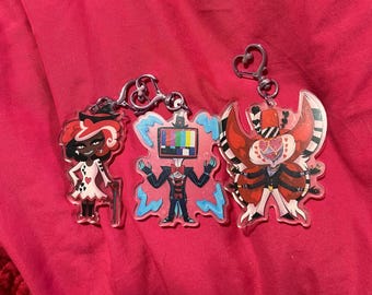 Hazbin Hotel - Las variaciones de Vees Llaveros acrílicos