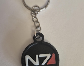 Mass Effect N7 Keychain