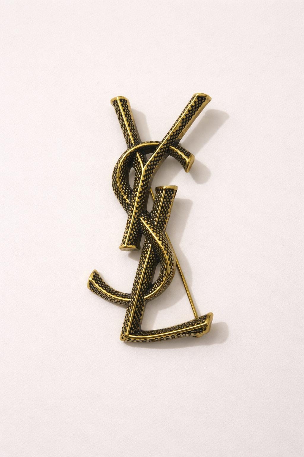 Grande Broche Vintage En émaux Cloisonnés De Marque YSL (Yves Saint Laurent) - Neuf Sans Emballage