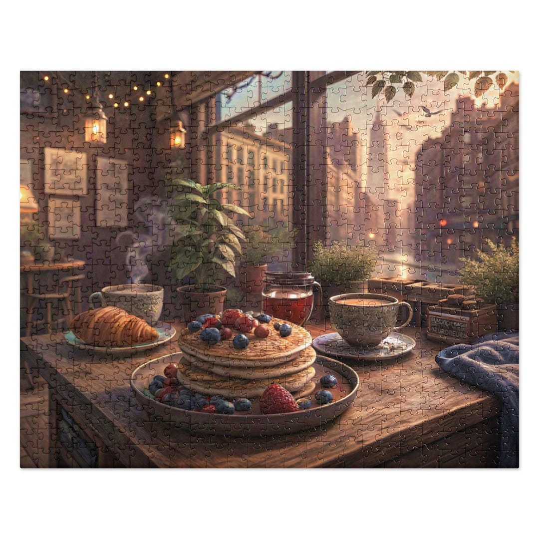 Cozy Breakfast Nook Puzzle – Pancakes & Morning Bliss in New York | 200 ...