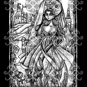 Tarot card 11 x 17 print “THE EMPRESS”