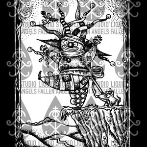 Tarotkarte 11 x 17 Druck “Der Narr”