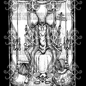 Tarotkarte 11 x 17 Druck „DER HIEROPHANE“