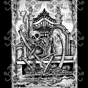Tarotkarte 11 x 17 Druck “Tod”