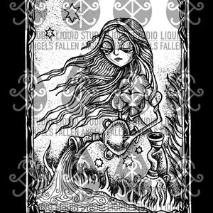 Tarotkarte 11 x 17 Druck „DER STERN“