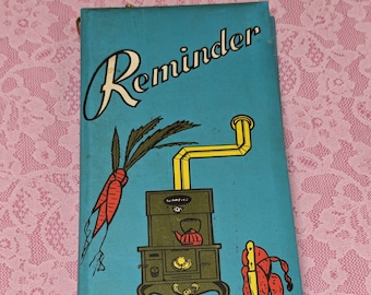 Very Cute Vintage Reminder List for Shopping and Your To-Do List
