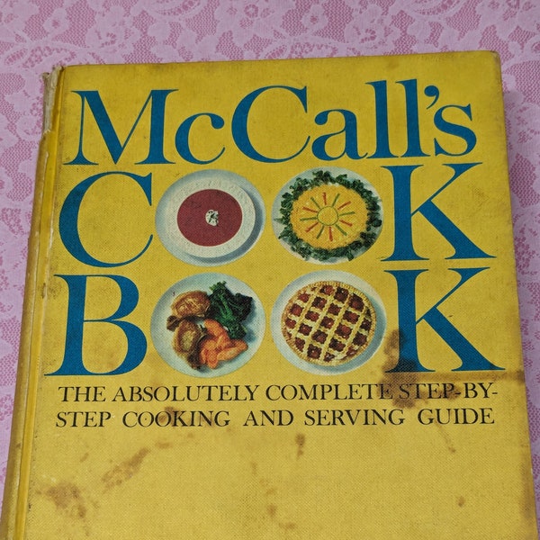 Vintage McCall's Cookbook First Printing Copyright 1963