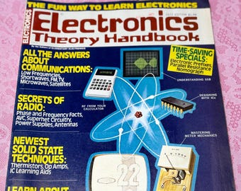 1977 Edition of the Electronics Theory Handbook Magazine Published by Davis Publications