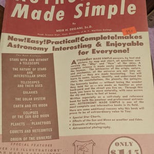 Astronomy Made Simple by Meir H. Degani, Sc.D. ©1955