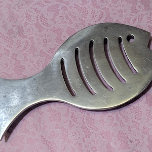 Vintage Cast Aluminum Copco Fish Trivet - Useful Decor Piece