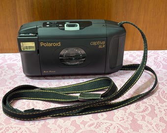 Vintage Polaroid Captiva SLR Instant Film Camera: Not Tested